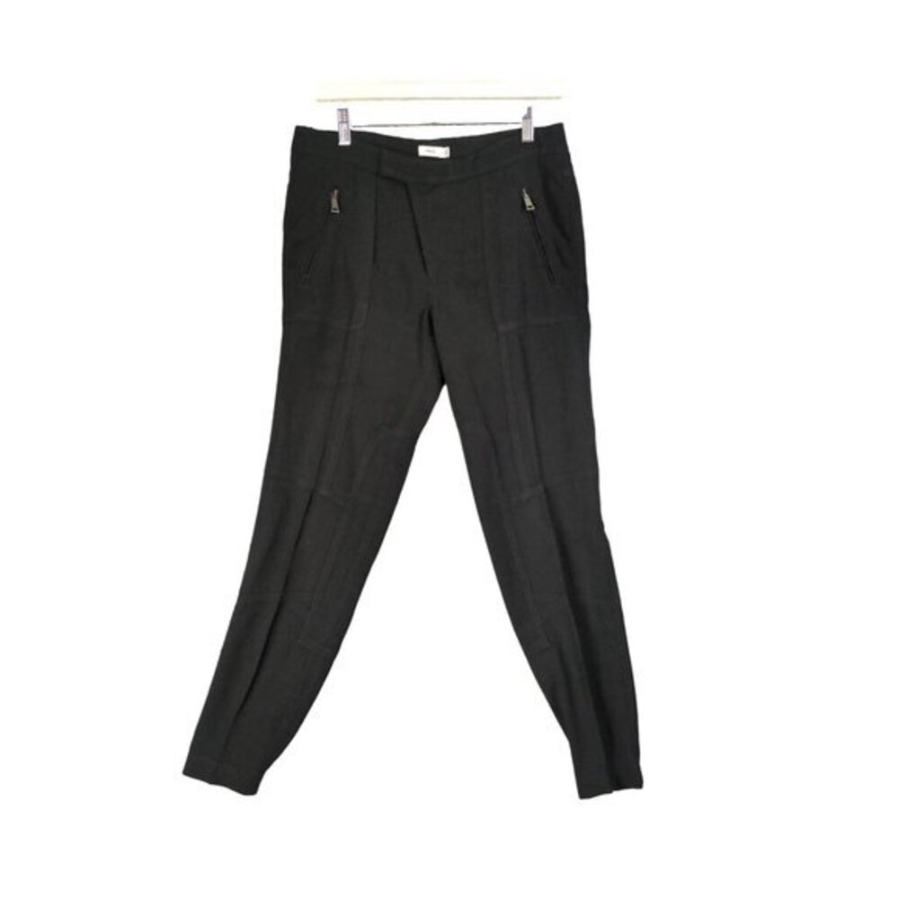Vince Womens Minimalist Utility Patchwork Gorp Edgy Cargo Pants 4 Black Tapered‎